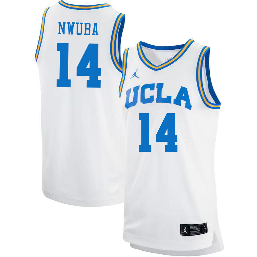 Jordan Brand Men #14 Kenneth Nwuba UCLA Bruins College Jerseys Sale-White - Click Image to Close